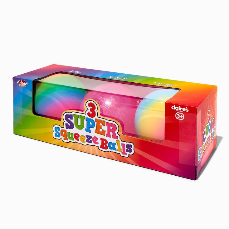 Tobar® Super Squeeze Balls Fidget Toy - 3 Pack | Claire's (US)