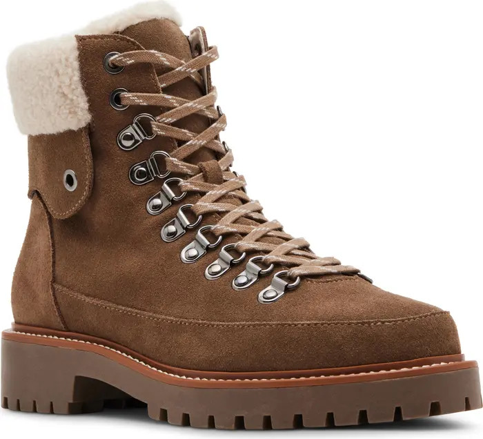 Natasia Faux Shearling Cuff Waterproof Boot (Women) | Nordstrom