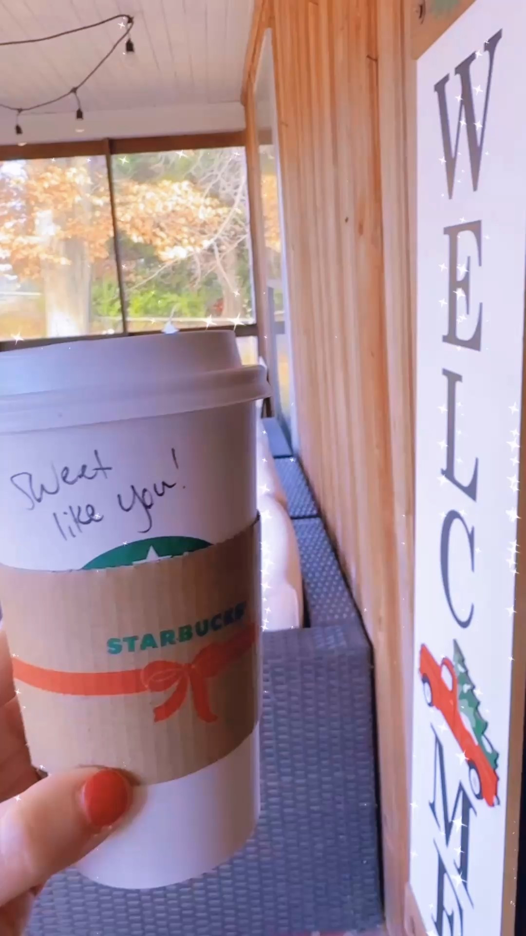 And movin day fuel ☕️⛽️ with the sweetest note 📝 from the barista hehe 