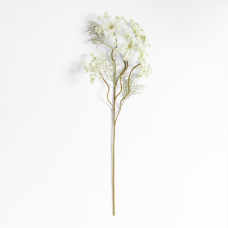 Faux Queen Anne's Lace Stem 43" + Reviews | Crate & Barrel | Crate & Barrel