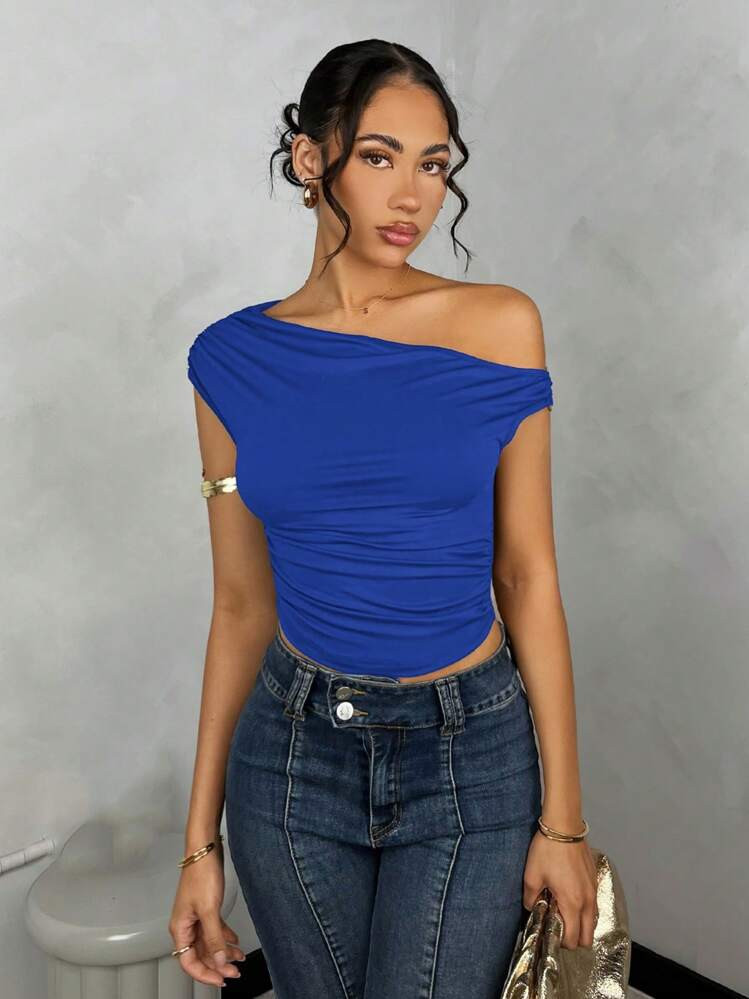 blue blouse | SHEIN