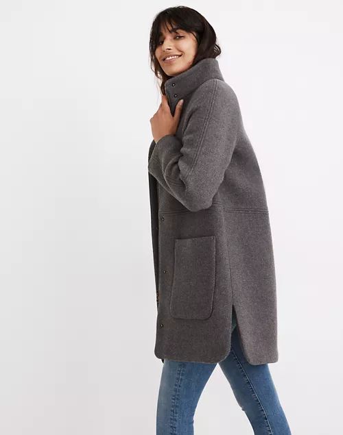 Estate Cocoon Coat in Insuluxe Fabric | Madewell