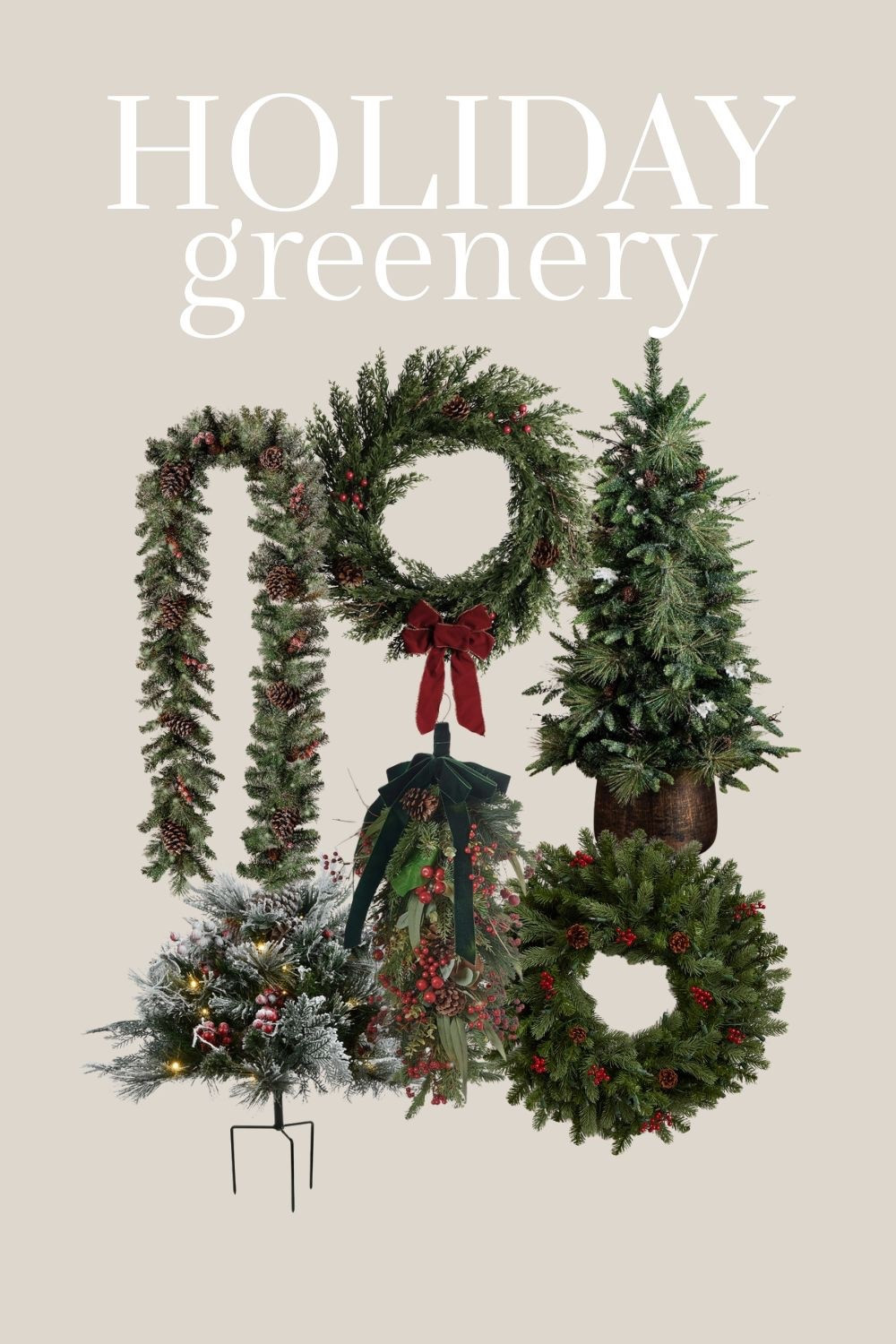 Holiday greenery. Wreaths, trees, garlands and swags. Winter porch decor. Christmas porch. 

#LTKCyberWeek #LTKHoliday #LTKSeasonal