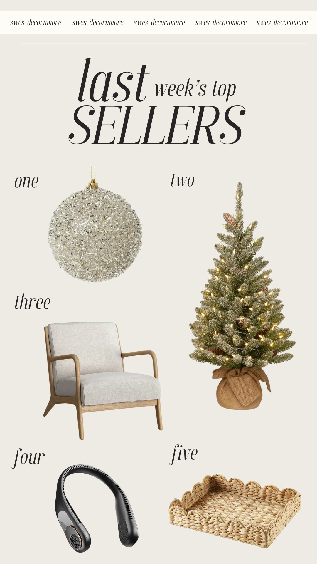 Check out last week’s best sellers! These favorites were a hit, and it’s easy to see why—from holiday picks to everyday essentials, these picks are worth adding to your cart.

#LTKHoliday #LTKHome #LTKSeasonal