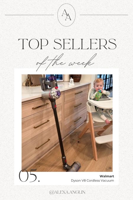 Top sellers of the week— Dyson V8 Cordless Vacuum from Walmart // currently $100 off = $319 (originally $420) // we use this daily, such a great investment! 

#LTKHome #LTKSaleAlert #LTKFamily