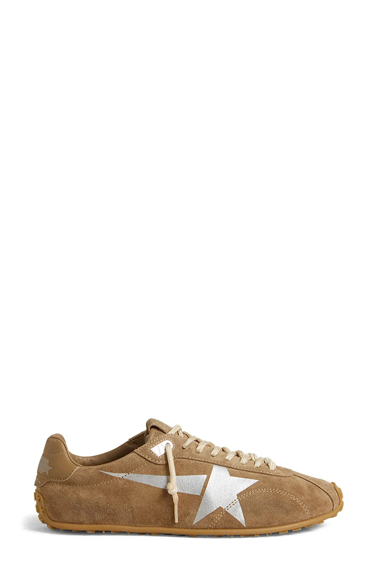 Golden Goose Marathon Speed Sneaker in Tobacco/Silver at Nordstrom, Size 9Us | Nordstrom