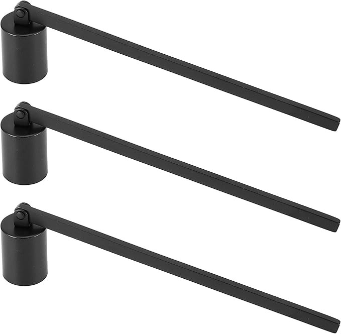 3 PCS Candle Snuffer, Stainless Steel Black Candle Extinguisher with Long Handle, Straight Tube C... | Amazon (US)