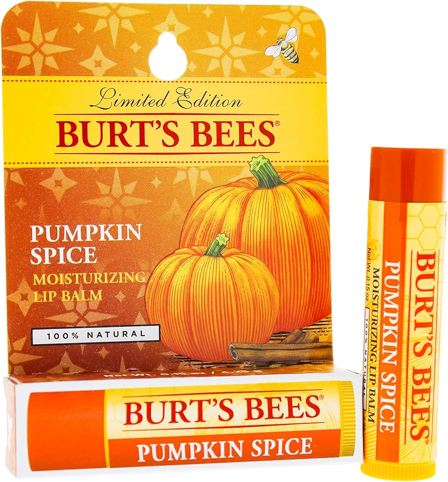 Burt's Bees Lip Balm Blister, Pumpkin Spice, 0.15 Ounce | Amazon (US)