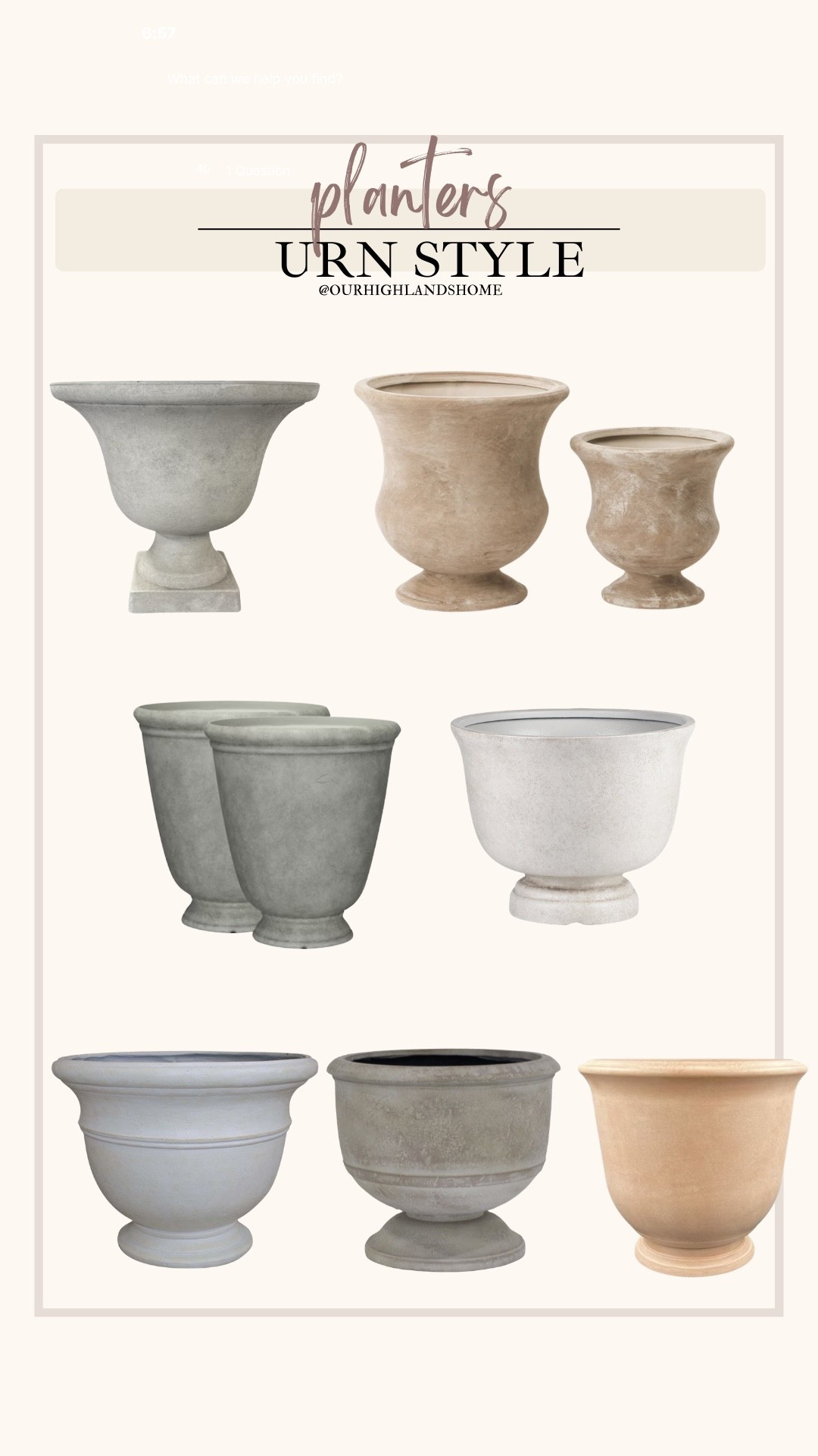 urn style planters i’m loving! these mcgee and co ones are on sale for memorial day for an amazing price

#LTKHome #LTKSaleAlert #LTKSeasonal