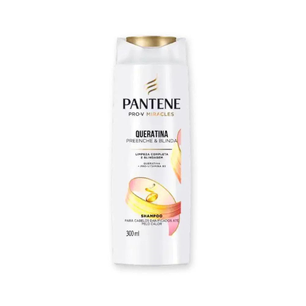 Shampoo Pantene Queratina 300Ml | DrogaRaia (BR)