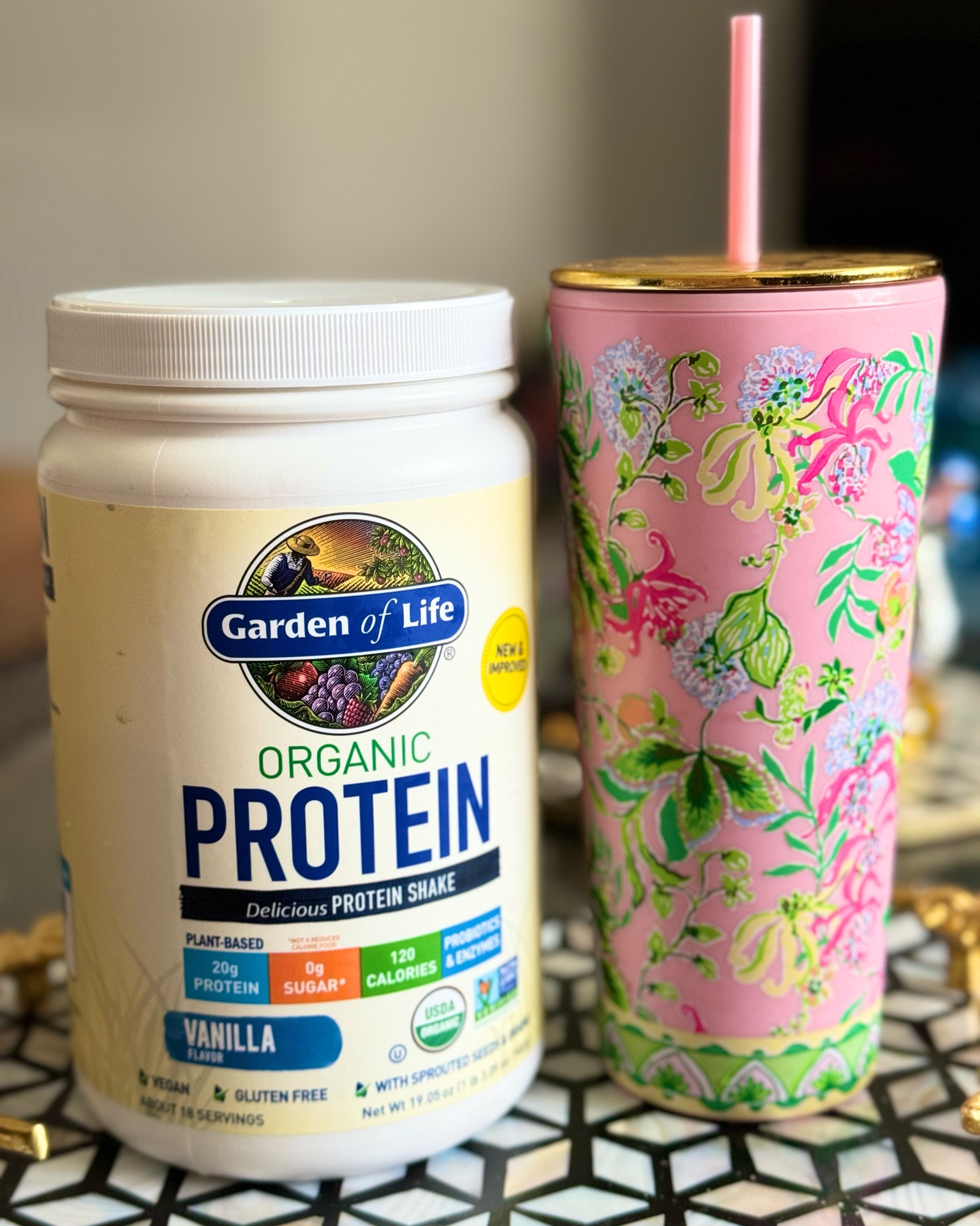 Delicious plant-based protein that’s organic/non-GMO and gluten free. I love that it has 20g of protein and billion CFU probiotics and enzymes to promote digestion. It’s perfect for my smoothies! 🌱 



#LTKhome #LTKfitness #LTKfamily