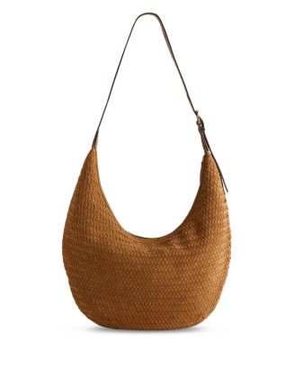 Essential Curve Suede Shoulder Bag | Bloomingdale's (US)