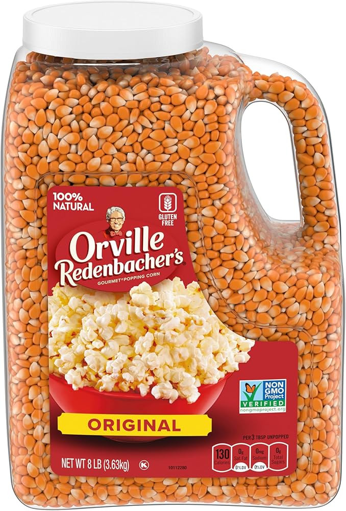 Orville Redenbacher's Gourmet Popcorn Kernels, Original Yellow, 8 lb. | Amazon (US)