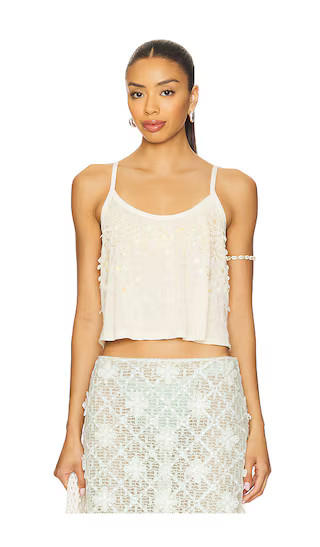 x REVOLVE Shell Yeah Tank in Ivory | Revolve Clothing (Global)