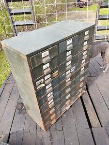 1930s Hobart Metal Cabinet 27 Drawers Vintage Troy, OH  | eBay | eBay US