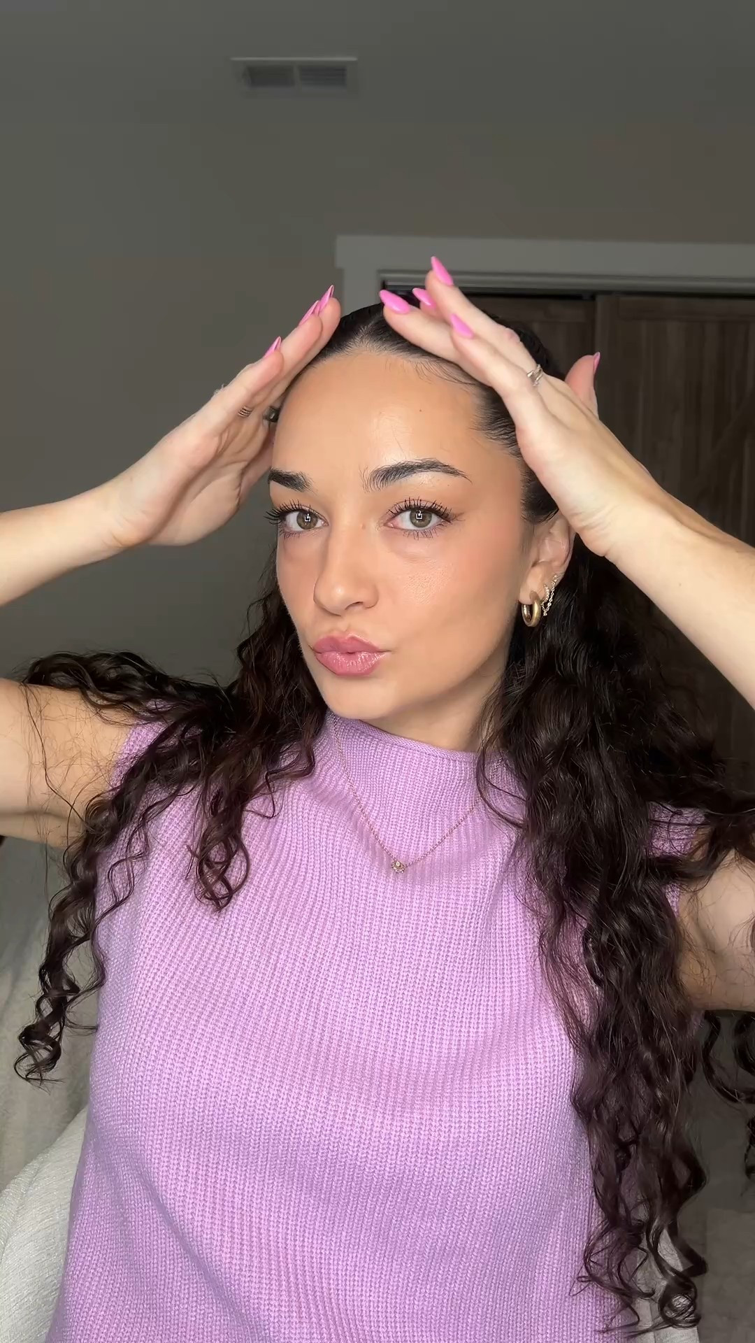 Half up slick back ponytail hairstyle for work 🤍 one of my fav ways to style my curly hair

#LTKStyleTip #LTKFindsUnder50 #LTKBeauty