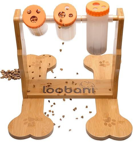 LOOBANI Dogs Food Puzzle Feeder Toys for IQ Training & Mental Enrichment, Interactive Funny Enter... | Amazon (US)