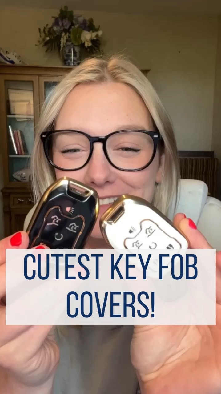 Key fob cover to turn your shabby fob into a chic fob! 
#keyfobcovers #caraccessories 

#LTKVideo #LTKGiftGuide