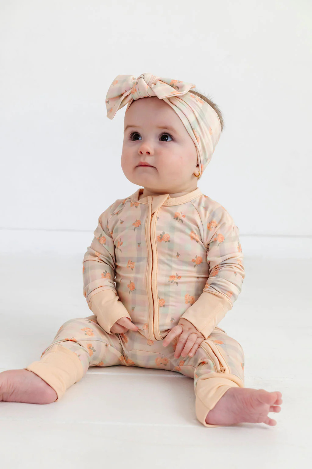 Frankie Plaid Zipper Romper | In My Jammers