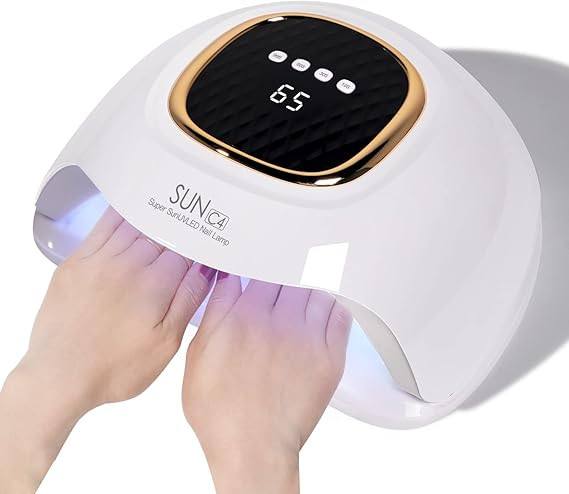 UV Nail Lamp - Fast Drying, Powerful & Efficient LED Nail Lamp with 4 Timing Settings & Infrared ... | Amazon (US)