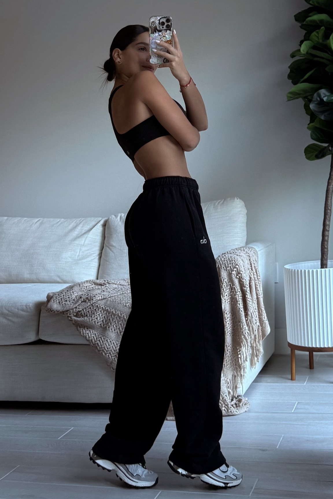 Sweatpants🖤💫 corren grande uso XS 