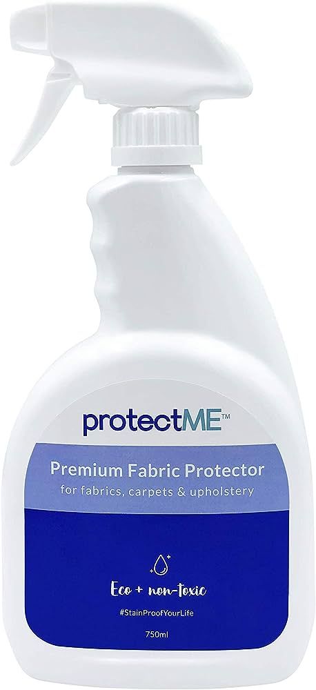 protectME Premium Fabric Protector and Stain Guard for Upholstery Carpet Shoes - Non Toxic, Water... | Amazon (US)