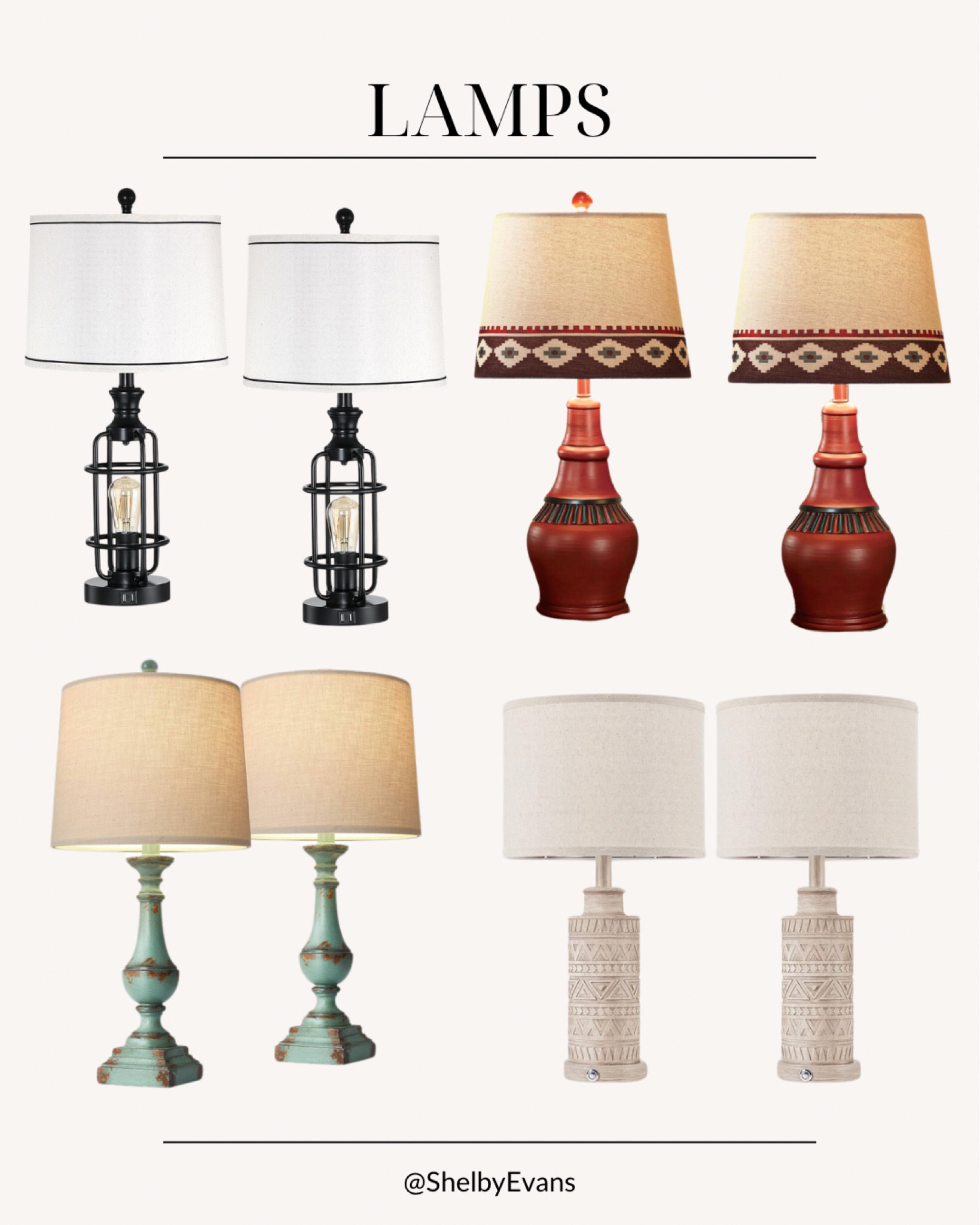 Western lamps!

#LTKU #LTKHome