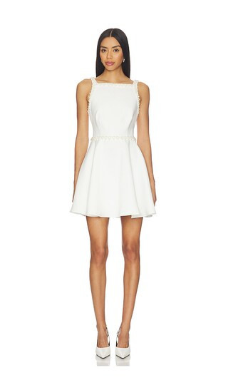 ELLIATT Stella A Line Mini Dress in White. - size M | Revolve Clothing (Global)