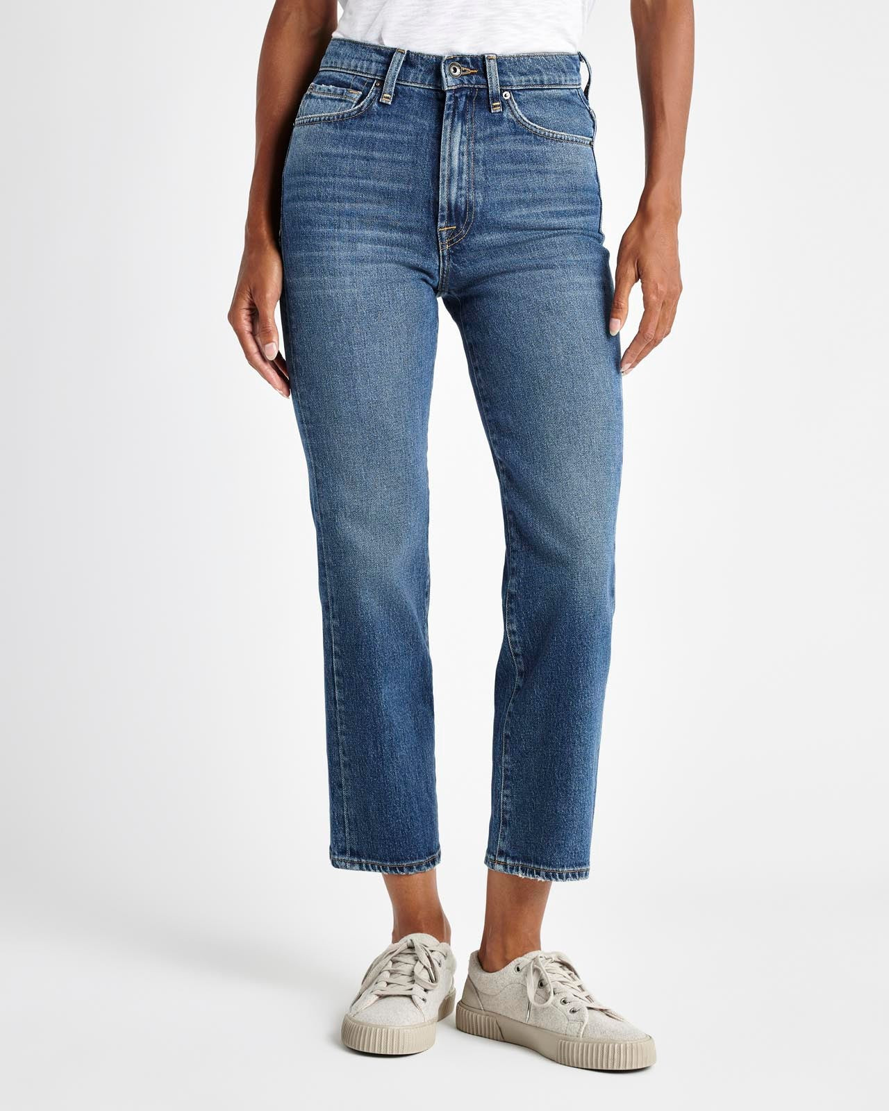 Splendid - Cropped Stovepipe Jean - Explorer Med Wash | Splendid
