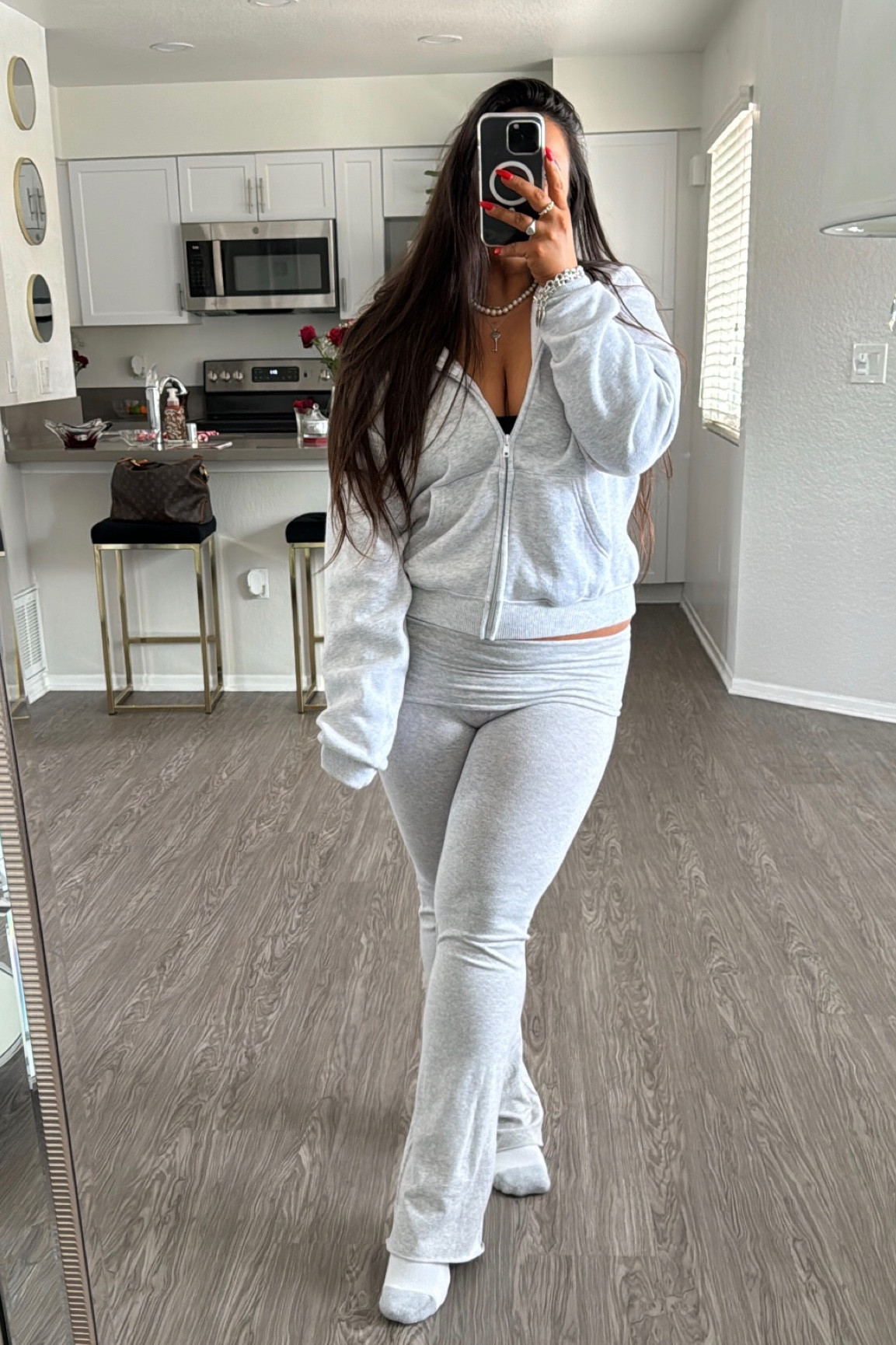 Skims lounge set 🩶
Foldover cotton jersey pants size medium 
Zip hoodie size medium 
Loungewear
Skims

#LTKfindsunder100 #LTKstyletip #LTKSeasonal