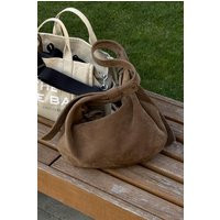 Beige Suede Hobo Bag - Soft Slouchy Tote, Handmade Purse | Etsy (US)