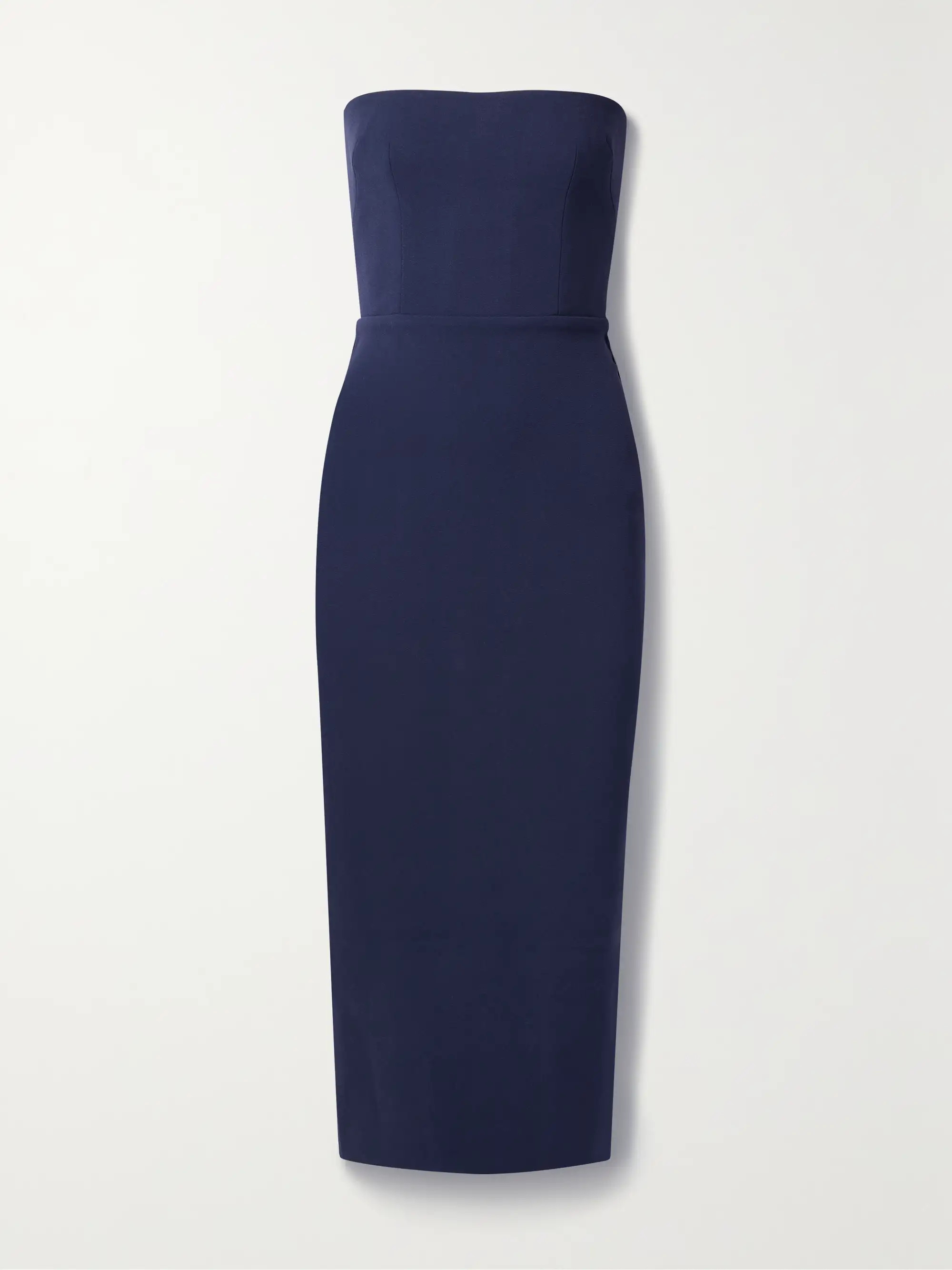 Callan strapless crepe midi dress | NET-A-PORTER (US)