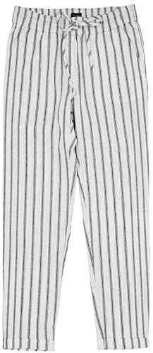 J.Crew Mercantile Women's Drawstring Pant (0, Ivory Antique Navy Striped) | Amazon (US)