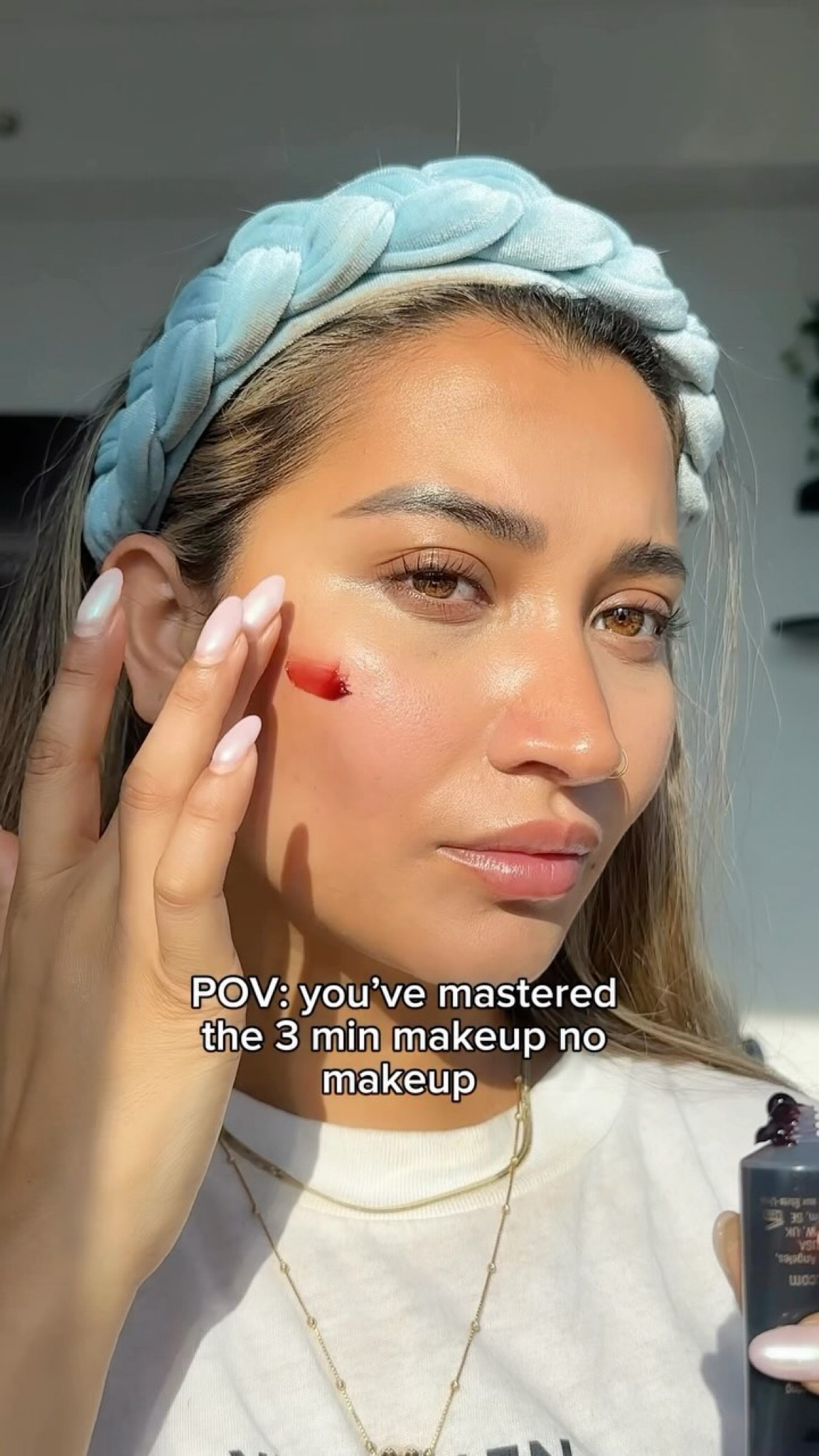 Products 🔗 linked to my @shop.ltk and @amazon storefront in bio 

@lottielondon primer 
@lancomeofficial concealer
@itcosmetics brush 
@winky_lux bronzer 
@winky_lux blush 
@lottielondon lip oil 
@tower28beauty lip liner 
@makeupbymario powder 
@urbandecaycosmetics setting spray 

•
•
•
•
#makeuptutorials #makeuplover #makeuplook #simplemakeup #beginnermakeup #pov #girls #nofoundation #viral #wakeupandmakeup #nycinfluencer #ugccreator #beauty #explore #explorepage 

•
•
•
•

#LTKVideo #LTKBeauty #LTKFindsUnder100