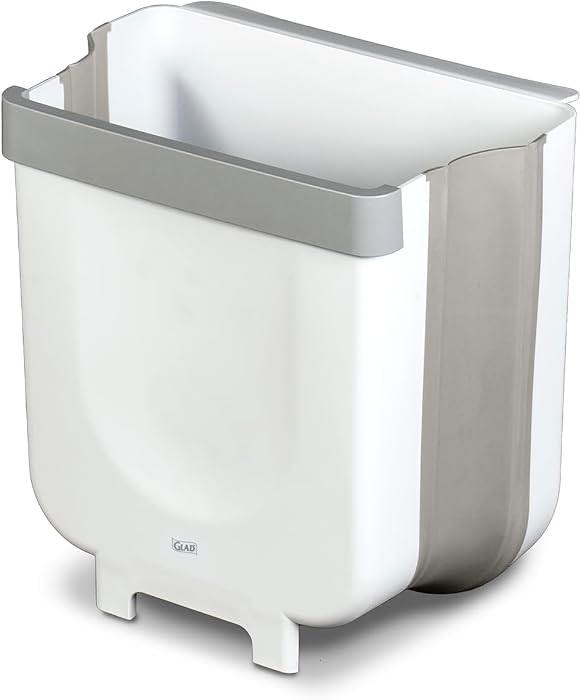 Glad Roomate Collapsible Waste Bin | Compact Travel Trash Can with Space-Saving Expandable Design... | Amazon (US)
