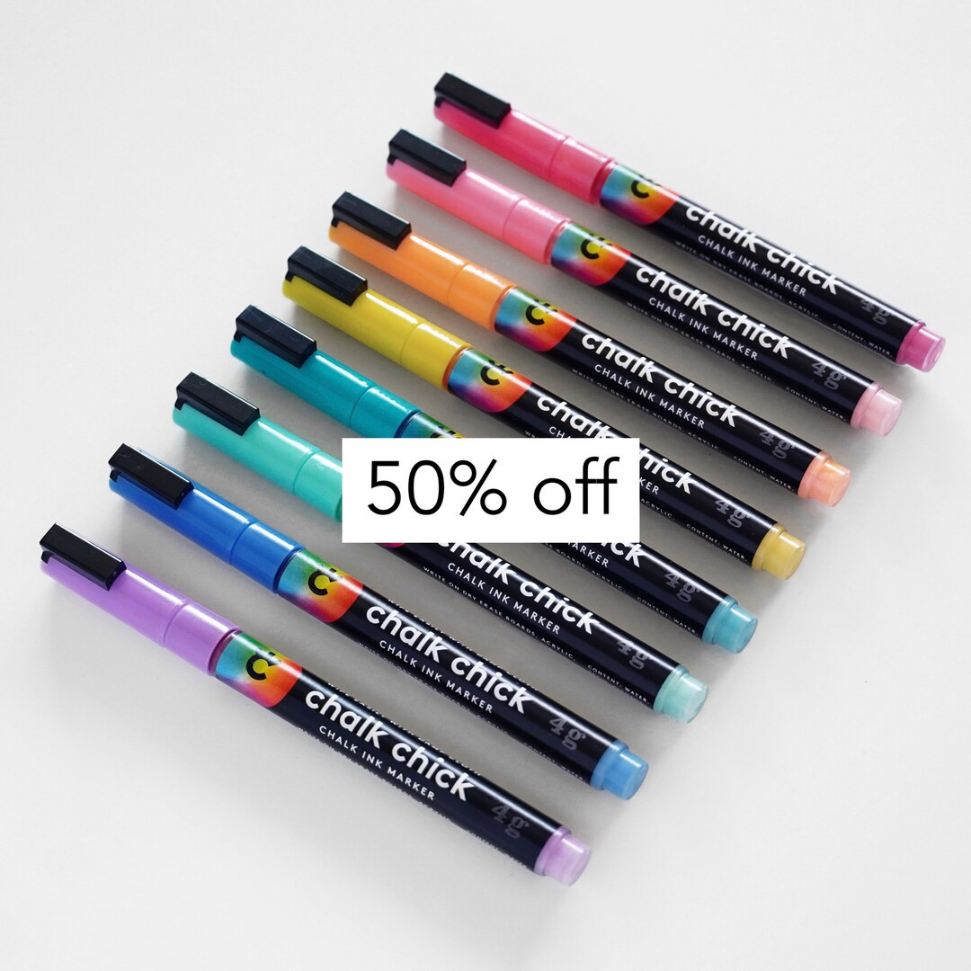 Chalk Ink Markers VIBRANT - Etsy | Etsy (US)