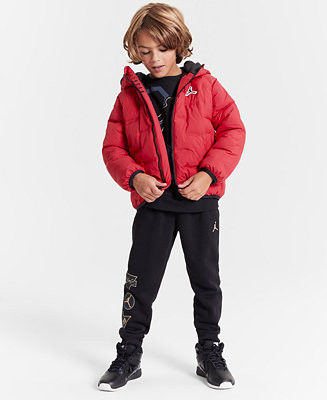 Jordan Kids 8-18 Welded Full-Zip Hooded Puffer Jacket - Macy's | Macy's