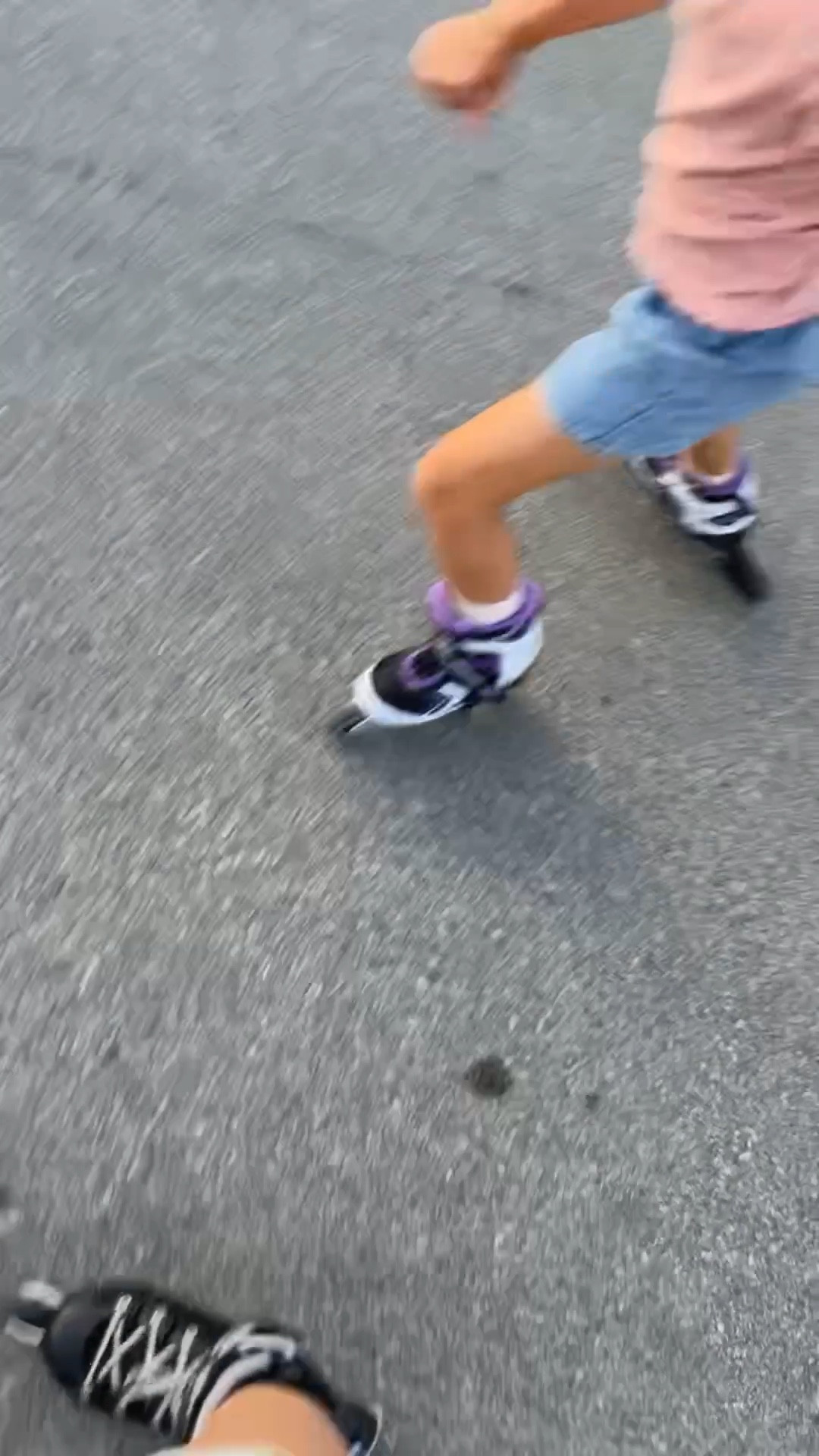 Summer evenings on wheels 🛞 🫶🏼 

#scooter #rollerblades #familytime #summer #fun #toddler #stroller #travelstroller #mompush #entertainment #screenfree #90s #memories 

#LTKFamily #LTKActive #LTKKids