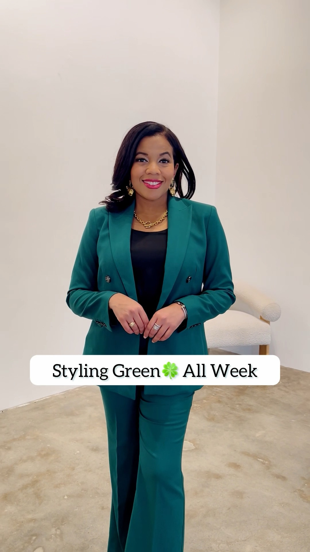 It’s St. Patrick’s day and I am styling Green all week with Ann Taylor!!

My green spring fashion looks include a classic suit that I have styled with a cardigan, tank, heels, and denim to create multiple outfits.


#LTKWorkwear #LTKPetite #LTKFindsUnder100