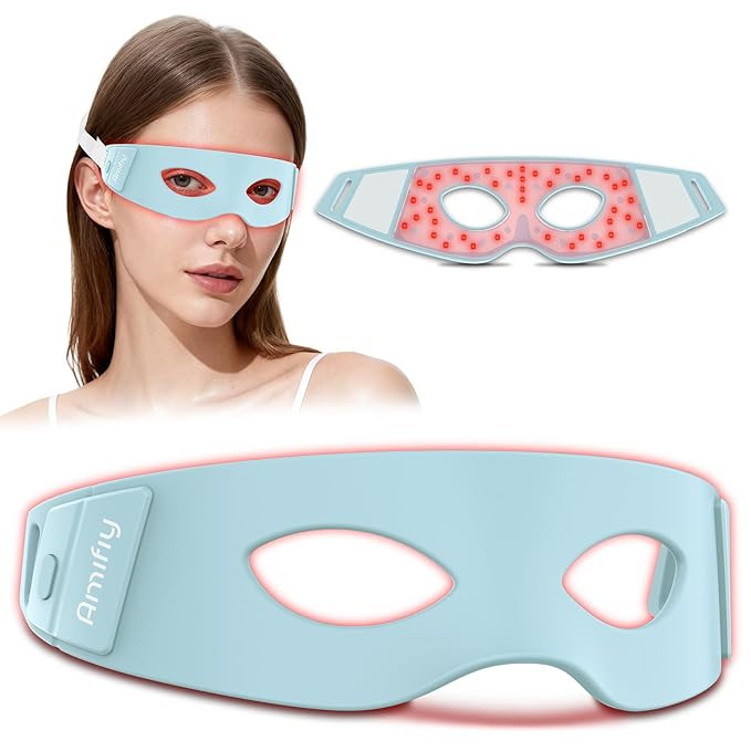 Red Light Therapy for Eyes, 3 Minutes Infrared Red Light Eye Mask for Under Eye Dark Circles, Eye... | Amazon (US)