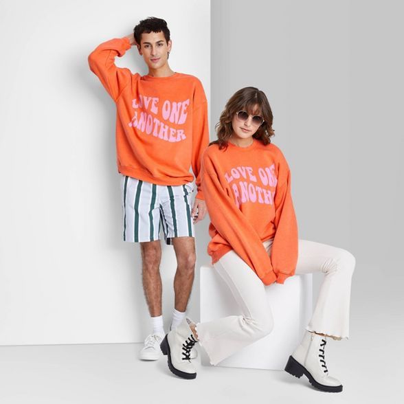 Oversized Sweatshirt - Wild Fable™ Orange | Target