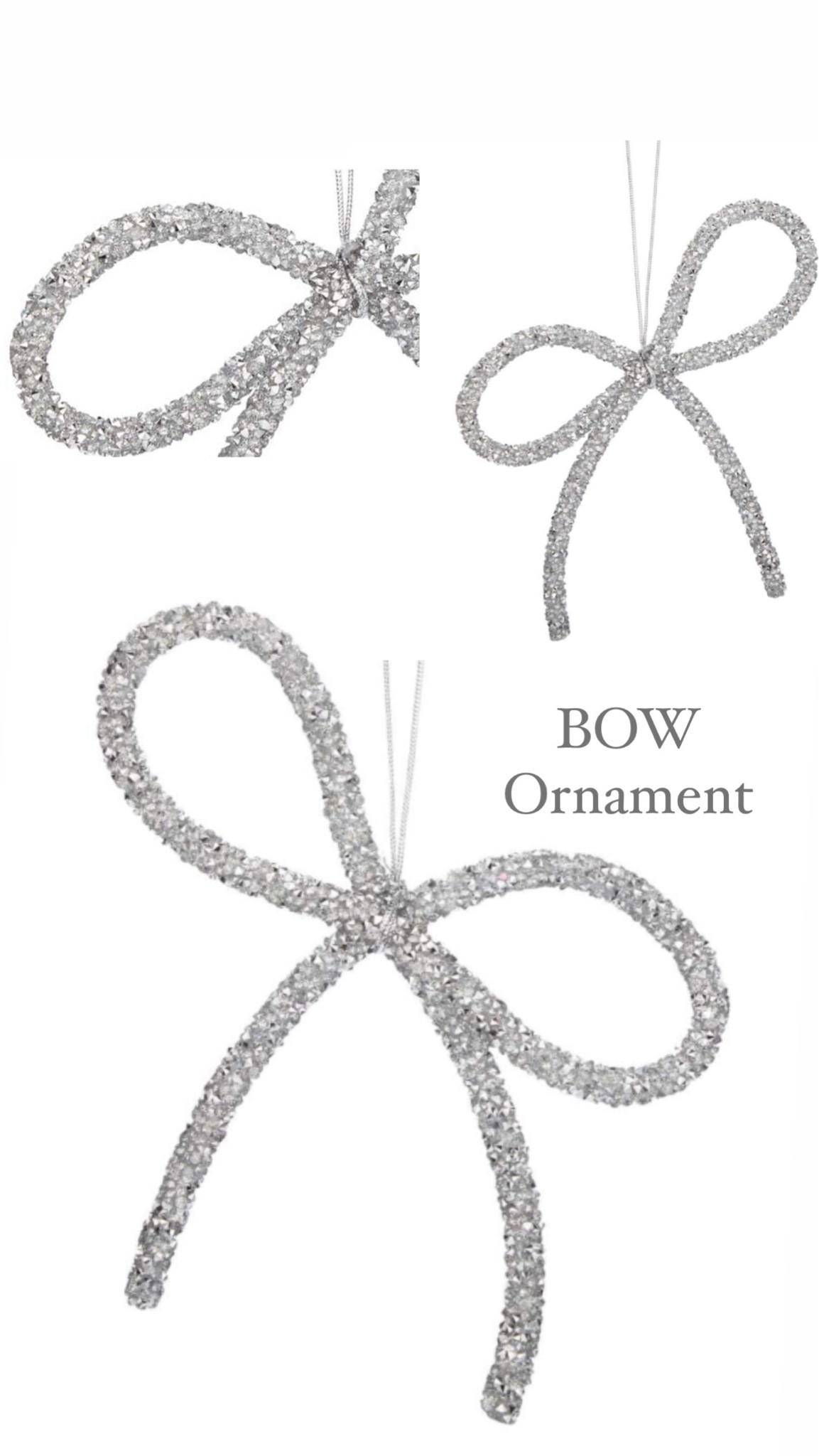 Christmas Bow Ornament
#christmasdecor#ornamnet #bow

#LTKHome