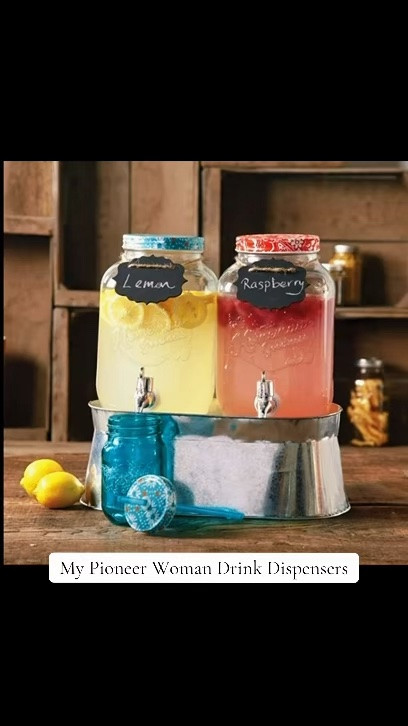 Hosting just got prettier! 🍋🌸 My Pioneer Woman Double Drink Dispenser is perfect for parties, BBQs, brunch, and everyday entertaining. Functional and farmhouse chic! ✨

#PioneerWoman #EntertainingEssentials #FarmhouseStyle #HomeHosting #KitchenFinds
