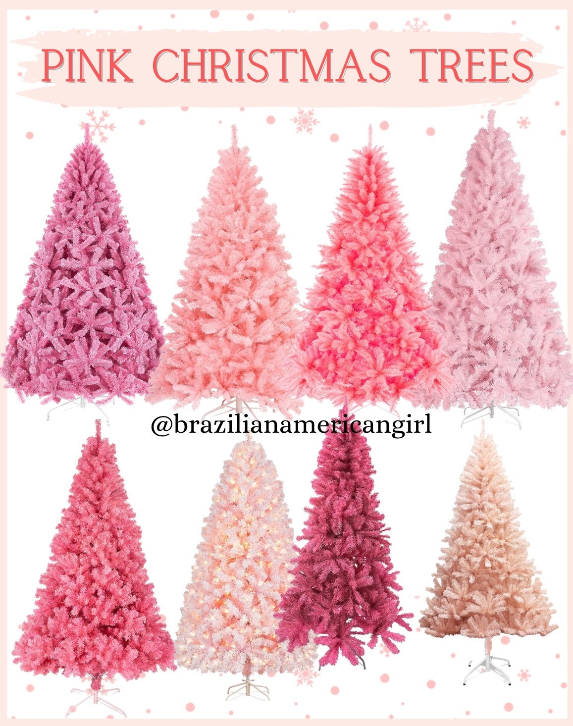 Amazon Pink Christmas Trees

#LTKStyleTip #LTKHome #LTKSeasonal