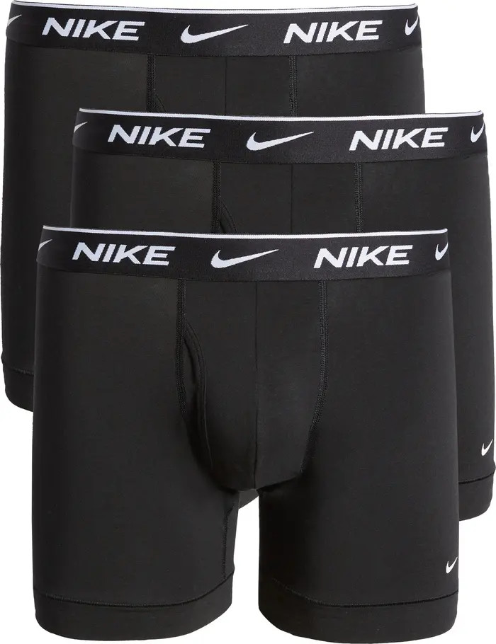 Nike Dri-FIT Essential Assorted 3-Pack Stretch Cotton Boxer Briefs | Nordstrom | Nordstrom