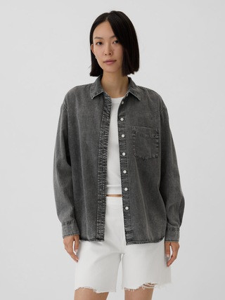 Denim Big Shirt | Gap Factory