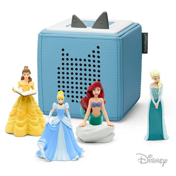 Toniebox Audio Player Bundle with Elsa, Ariel, Cinderella, & Belle from Disney - Listen, Learn, a... | Walmart (US)