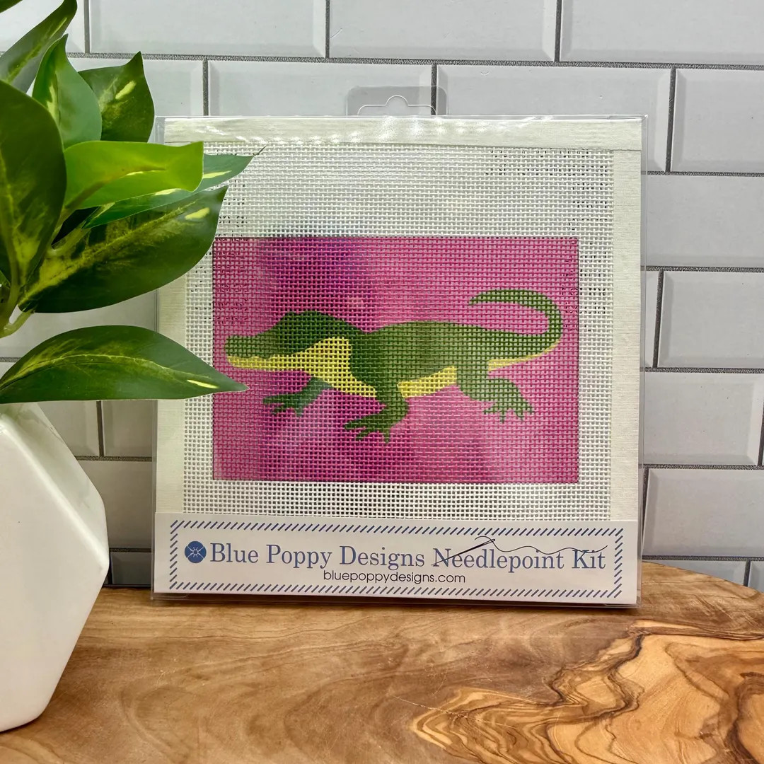 Alligator Needlepoint Kit - Etsy | Etsy (Global)
