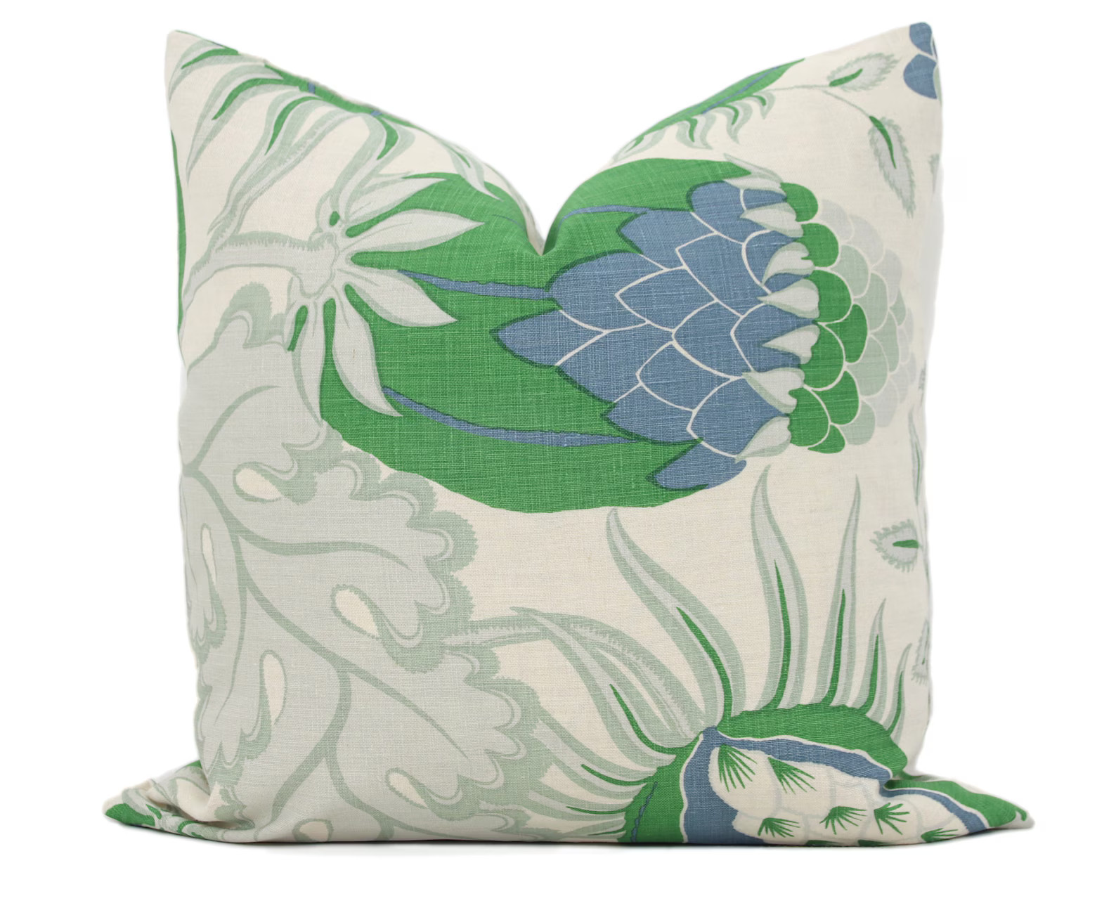 Christopher Farr Carnival Pillow Cover: Floral Linen Decorative Pillow | Etsy (US)