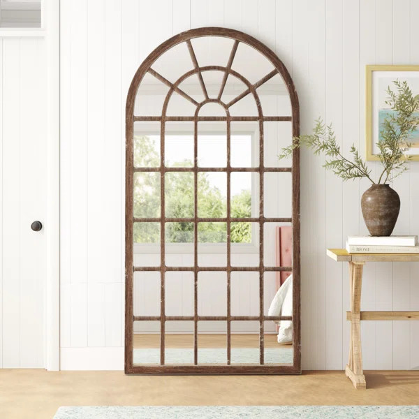 Cotuit Arched Panel Leaning Full Length Mirror | Wayfair North America